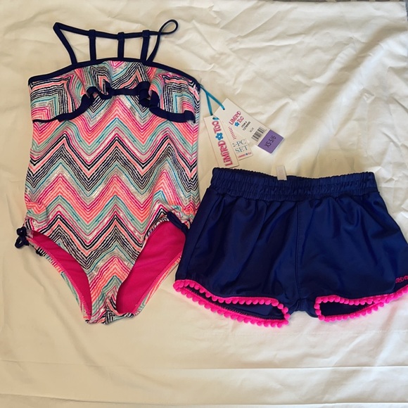 Limited Too 2-pc set swimsuit - Picture 4 of 5